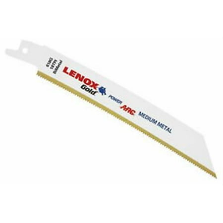 

Irwin Industrial Tools LE21069618GR 6 in. 18 TPI Gold Power Arc Reciprocating Saw Blade - Pack of 5