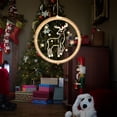 thumbnail image 4 of Decoración de luces navideñas, luces de hadas colgantes con pilas para pared, ventanas, camino, decoración de Patio, 4 of 5