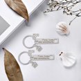 thumbnail image 4 of Xingzhi 2x Silver Home Moving In Key Ring Celebrate New Home With Style Unique House Keychain Metal Keychain yq67+2023 1Set, 4 of 6