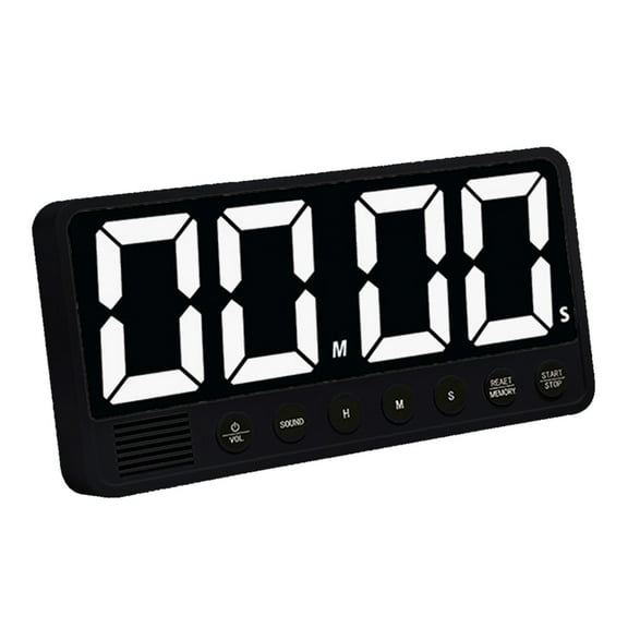 Large LED Display Timer Count Up/Down Timer for Classroom Home Tabletop Timer Cooking Digital Timer Stopwatch