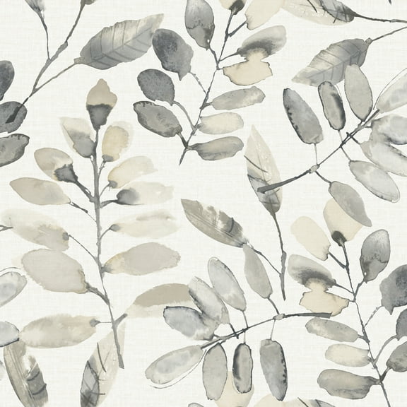 Chesapeake Pinnate Charcoal Leaves Wallpaper
