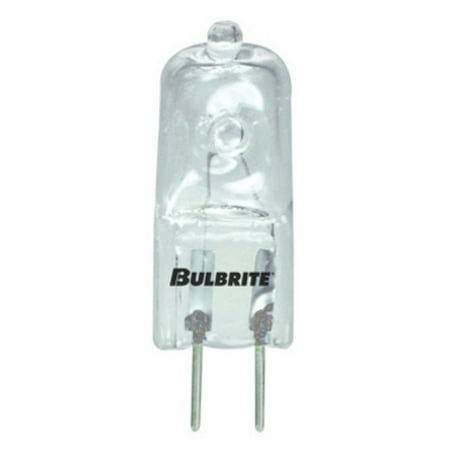 

Bulbrite Clear Dimmable Line Voltage Halogen Gy6.35 Base Light Bulb - 10 pk.