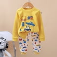 thumbnail image 2 of Kaprioy Baby Toddler Boy Clothes Fall Winter Outfit Long Sleeve Sweatshirts Pants Set 6 9 12 18 24 Months 3T 4T 5T Boy Clothes Boys Clothes Boys Outfits, 2 of 7