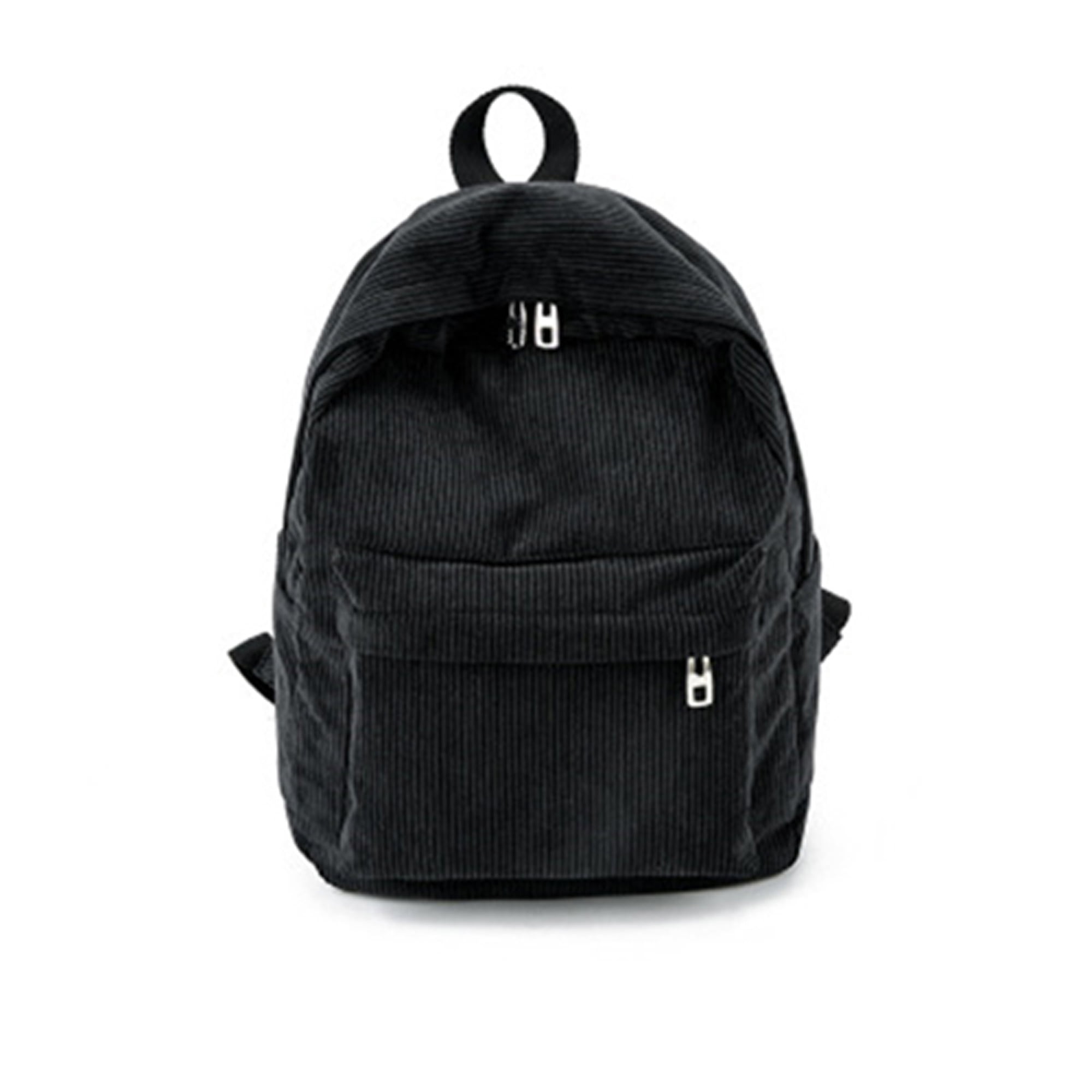 Fashion Women Corduroy Backpack Ladies Travel School Bag Rucksack Shoulder Bags 