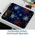 thumbnail image 6 of Snowflakes Printed Square Gaming Mouse Pad, Non-Slip Rubber Bottom Mouse Mat for Office, 8.3x9.8 Inch, 6 of 6
