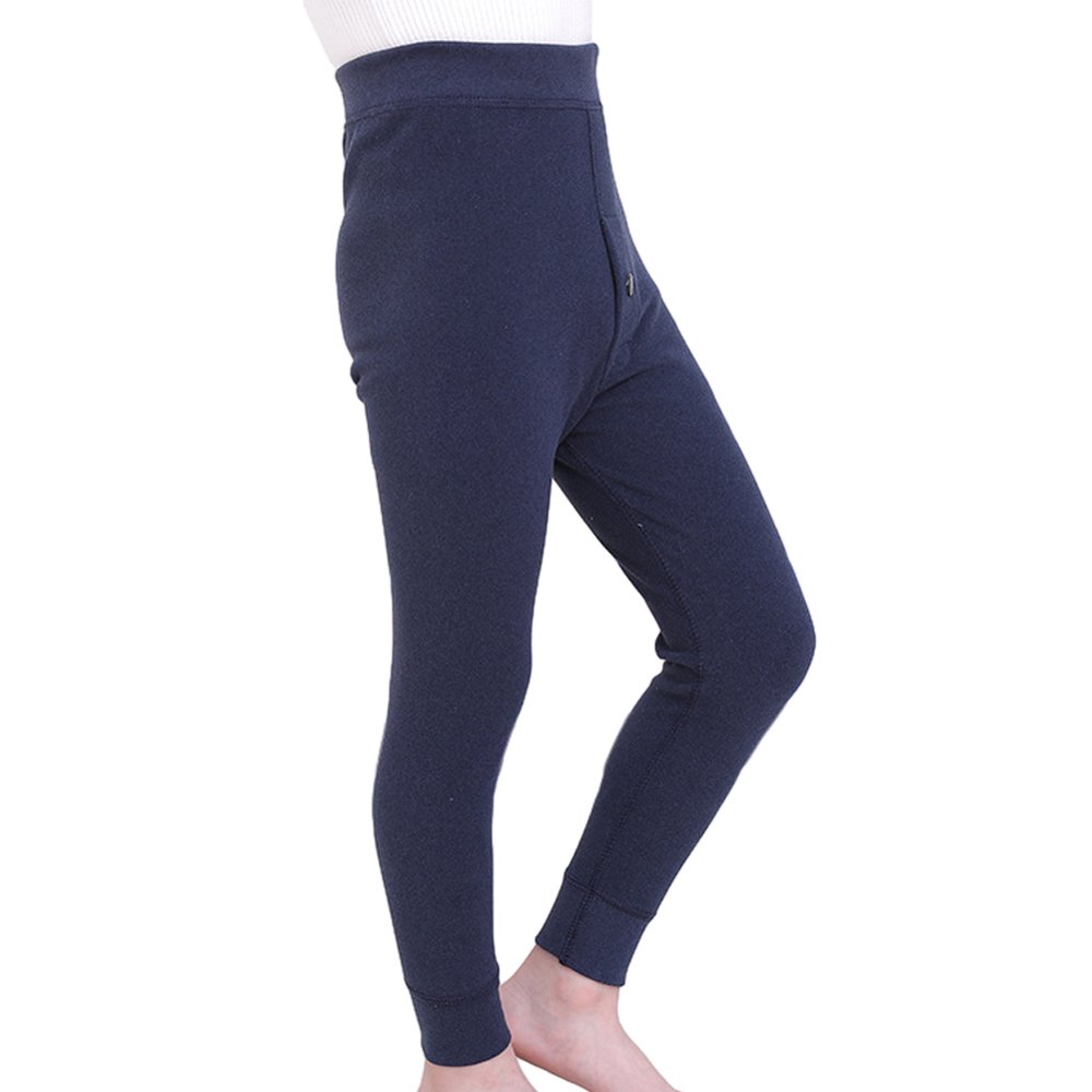 Leggings Thermiques Doublés Polaire Pour Enfants - Pantalon D'hiver épais Similicuir - Confortable Et Tendance