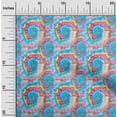 thumbnail image 2 of oneOone Viscose Jersey Turquoise Blue Fabric Asian Tie And Dye Dress Material Fabric Print Fabric By The Yard 60 Inch Wide, 2 of 4