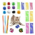 thumbnail image 5 of Colorful Springy Cat Toy Set Interactive Playful Bouncy Felines for Indoor Outdoor Exercise Stimulation 4PCS, 5 of 9