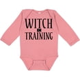thumbnail image 3 of Inktastic Witch in Training Boys or Girls Long Sleeve Baby Bodysuit, 3 of 5