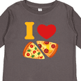 thumbnail image 4 of Inktastic I Love Pizza Boys or Girls Long Sleeve Toddler T-Shirt, 4 of 5