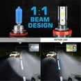 thumbnail image 6 of 4PC 6000K LED Headlight High Low Beam Bulbs Kit Bright for 2009-2020 Dodge Ram 1500 2500 3500, 6 of 9