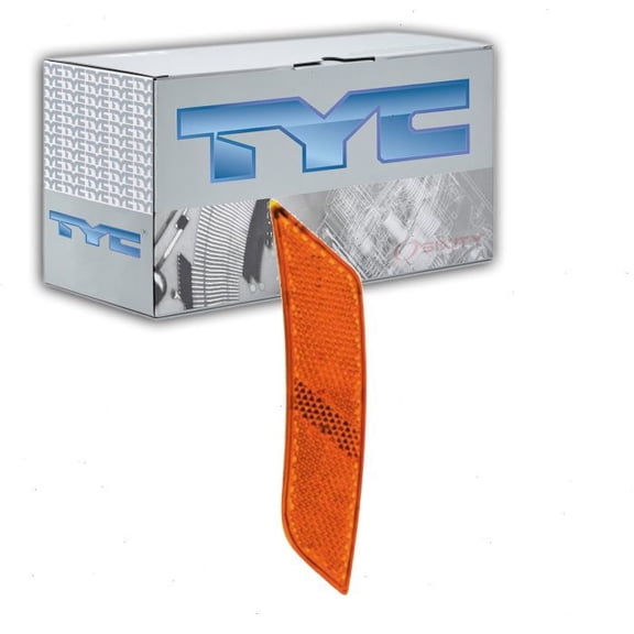 TYC Front Right Side Marker Light Assembly compatible with Cadillac XT5 2017-2020 - Bulb Type: Halogen