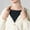 Black, variant on Helii Women's Striped Detachable Half High Collar Fake Collar for Sweater Dress Outfit