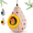 Yellow-1PCS, variant on Hanging Cotton Bird Nest Hammock, Egg Shaped Cage Bed for Small Birds, Double-Layer Fleece Plush Cave with Metal Hook, Cozy Winter Hideout for Parrots Budgies Finches