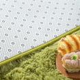 thumbnail image 3 of Noahas Soft Fluffy Area Rug Modern Shaggy Bedroom Rugs for Kids Room Nursery Rug Floor Carpets, 6'x 9',Green, 3 of 7