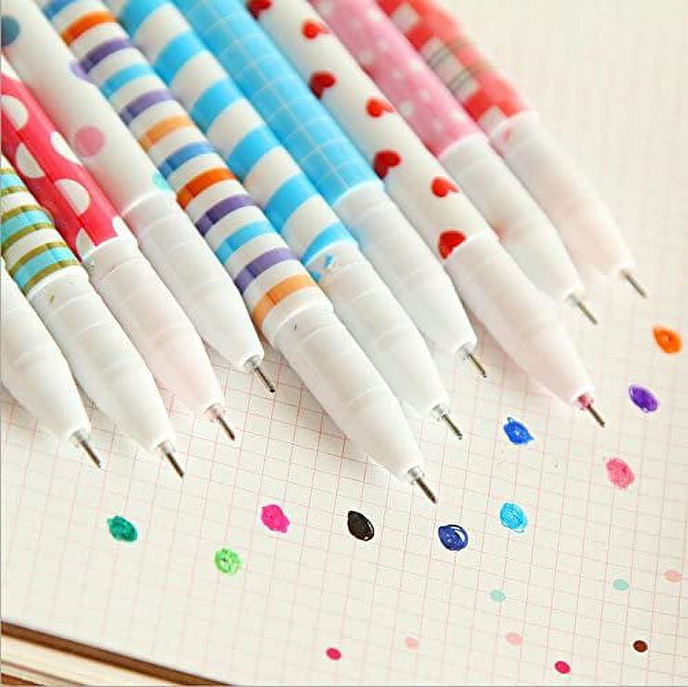 RETON 40Pcs Gel Pens for Girls with 2Pcs Pencil Case, Colourful Cute  Ballpoint Pens Gel Ink Pen Color Pens Sets for Kids Girls Writing Drawing  School