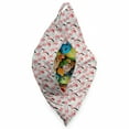 thumbnail image 3 of Flamingo Lounger Chair Bag, Tropical Birds with Blossoming Flowers on Back, High Capacity Storage with Handle Container, Lounger Size, Pale Pink Mint Green, by Ambesonne, 3 of 5