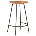 thumbnail image 2 of vidaXL Bar Stools 4 pcs Solid Acacia Wood, 2 of 5