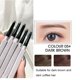 thumbnail image 2 of Lápiz de cejas Natural, lápiz triangular doble giratorio para cejas, herramienta de maquillaje de belleza resistente al agua duradera con pincel, 1 ud., 2 of 5