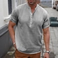 thumbnail image 2 of Mlzmgr Linen Cotton T Shirts for Men Lightweight Short Sleeve Casual Tees Tops Comfy Soft Tshirts, 2 of 9