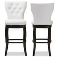 thumbnail image 5 of Baxton Studio Leonice Modern and Contemporary Upholstered Button-tufted 29-Inch Swivel Bar Stool, Multiple Colors, 5 of 5