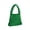 Green, variant on ZenCart Hand-Woven Wrist Tote Bag Cotton Rope Braided Hollow Out Handbag Ladies Portable Wristlet Handbag for Travel Beach Shopping