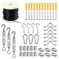 thumbnail image 1 of Vinyl Coated Wire Rope Black Coated Covered 304 Stainless Steel Wire Rope String Light Hanging, 1 of 8