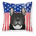 thumbnail image 2 of American Flag and Dog Fabric Decorative Pillow, 2 of 2