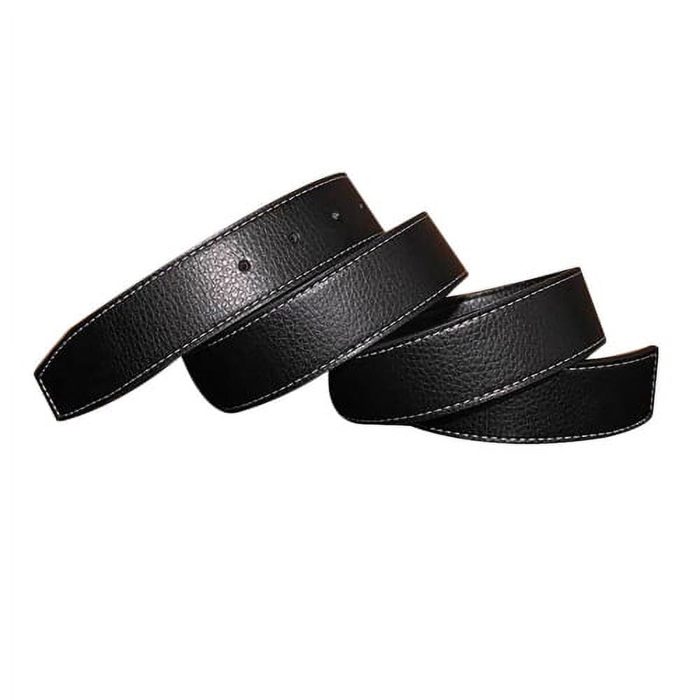 Zhaomeidaxi Buckle mens belt buckle-style full-grain one-piece leather without buckle strap, 3.7 cm wide, - Walmart.com Zhaomeidaxi Buckle mens belt buckle-style full-grain one-piece leather without buckle strap, 3.7 cm wide, - Walmart.com