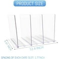 thumbnail image 3 of Gift Bag Storage Organizer:Acrylic reusable grocery bag organizer bag, Adjustable Shelf Divider Bag Organizer for Small Closet Upgraded to four partitions for more convenient storage, 3 of 7