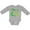 AC-Heather Grey, variant on Inktastic My Nani Loves Me Grandson Dinosaur Boys Long Sleeve Baby Bodysuit