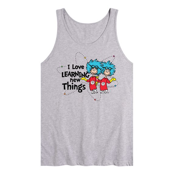 The Cat in the Hat - I Love Learning Things - Men's Jersey Tank Top