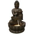 thumbnail image 1 of Angelo Décor 32-inch Buddha Fountain, includes energy efficient pump and LED accent lighting, 1 of 1