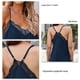 thumbnail image 5 of Camisola con cuello en V para mujer, camiseta sin mangas con ribete de encaje y tirantes finos, camiseta básica sin mangas para verano, 5 of 6