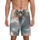 thumbnail image 1 of Fotbe Cool Cloud White Dragon Pantalones Cortos de Pijama para Hombre, Ropa de Dormir, Pantalones de Pijama Cortos para Hombre-4X-Large, 1 of 6
