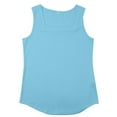 thumbnail image 5 of HUANBAI Women's Square Neck Shirt With Vest Design Cotton Tank Top, 5 of 5