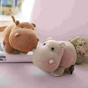 Aofa Lovely Big Head Hippo Animal Plush Soft Stuffed Doll Sofa Couch Decor Kids Toy