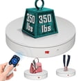 thumbnail image 1 of ComXim 12.6Inch/350lbs Capacity Large Rotating Platform,Remote Rotating Display Stand ,Electric Motorized Turntable,Photography Turntable,Heavy Duty, 1 of 9