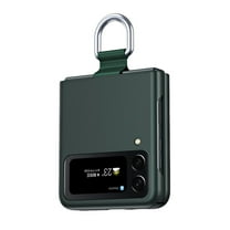 TECH CIRCLE for Samsung Galaxy Z Flip 4 5G Case with Ring Ultra Thin Matte PC Protective Cover Slim Shockproof Anti-Drop Phone Case for Samsung Galaxy Z Flip 4 5G 6.7 inch, Darkgreen