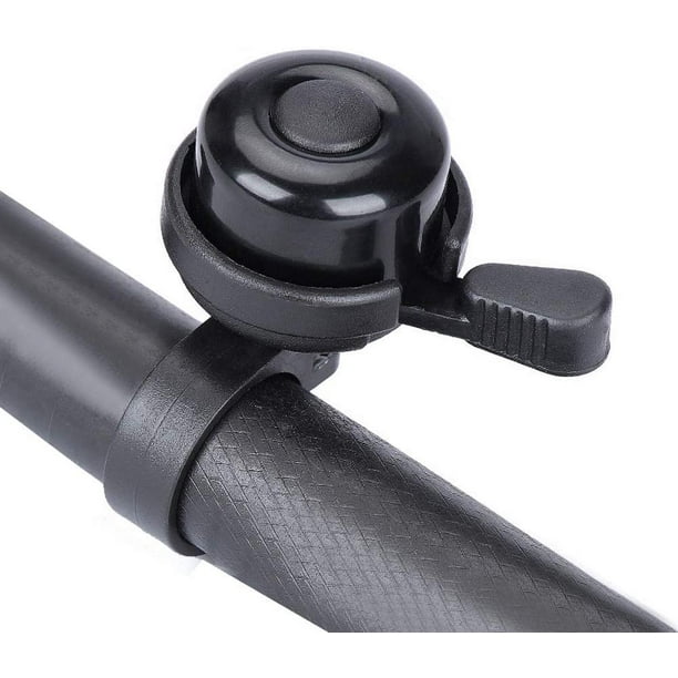 Bike Bell Bicycle Bell (Black), Bike Bells for Adults and Kids, Crisp