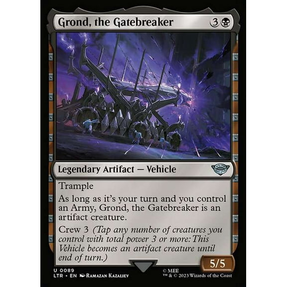 MtG Tales of Middle-Earth Uncommon Grond, the Gatebreaker #89