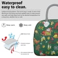 thumbnail image 3 of Womens Green Christmas Santa and Snowman Pattern Lunch Box for Work,Insulated Lunch Bag for Women,Loncheras Para Mujer,Leakproof Adult Lunch Bag for Work,Beach,Travel,Picnic,Camping, 3 of 7
