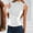 White, variant on Women's Half-High Collar Sleeveless Vest Slim All-Match T-Shirt Short-Sleeved Top T-Shirt