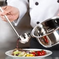 thumbnail image 4 of KAKOWELY Large Stainless Steel Spoon Serving Utensils Silver 4Pcs, 4 of 10