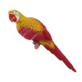 thumbnail image 2 of 20 tipos de adornos de escritorio de loro de resina natural, modelo de pájaro, adornos de juguete 38cm amarillo, 2 of 9