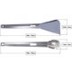 thumbnail image 4 of Bearachild Espátula Spork de acero inoxidable, todo en uno, pinzas desmontables de Metal para interiores, tenedor, utensilio para acampar, Barra de herramientas, 4 of 6