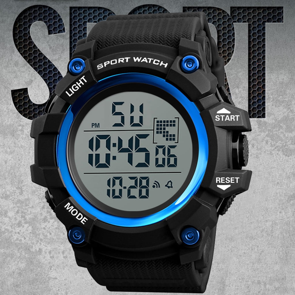 Luxury Men Analog Digital Outdoor Watch Military Sport LED Waterproof Watch