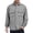Dark Gray, variant on Men’s Lightweight Button Down Shirt Jacket Casual Long Sleeve Wrinkle Free with Pockets