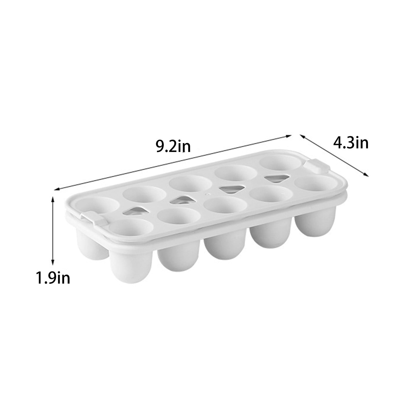 Vikakiooze Ice Cube Trays For Freezer Spherical Ice Compartment, 18  Compartment Spherical Ice Ball Machine Ice Maker For Whisky, Cocktails And  Homemade Drinks, Keep Drinks Cold 