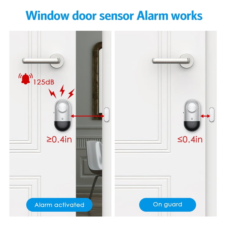 AMIR 125dB Door and Window Alarm (4-Pack) photo 6